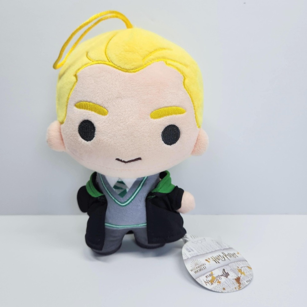 Wizarding World Harry Potter Draco Malfoy Plush Stuffed Toy Small Green Black